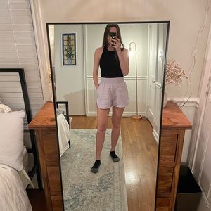 Everlane Lavender Quilted Shorts
